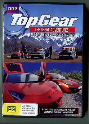 'Top Gear - The Great Adventures The India Special/Supercars Across Italy' (R4) • $4.99