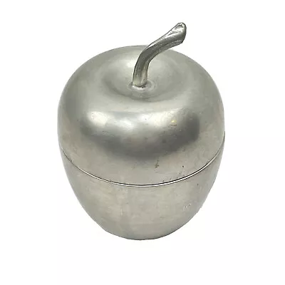 $13.20 • Buy Woodbury Pewterers Vintage Pewter Apple Trinket Box 4.5”