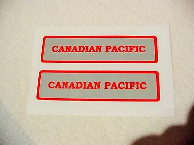 Marx Canadian Pacific Tender Decal Silver & Red Excellent Quality Look At Photos • $6