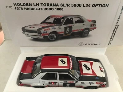 AUTOart 1:18 HDT Holden LH Torana L34 O'Brien Negus 1976 Hardie Ferodo 4th Place • $295