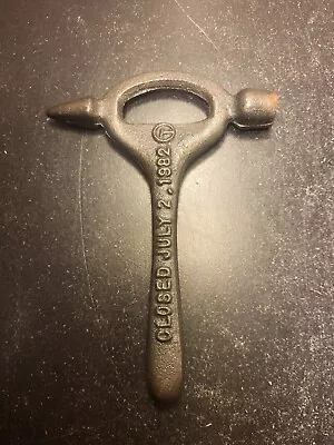 Vintage Cast Iron Reading Foundry Bottle Opener 5.5  Long Great Condition Penn. • $18