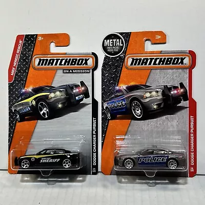 Matchbox Dodge Charger Pursuit Lot 2 Variations VHTF • $0.91