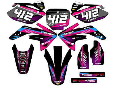 2007-2023 CRF 150 R SURGE Pink Senge Graphics Kit Compatible With Honda • $149.99