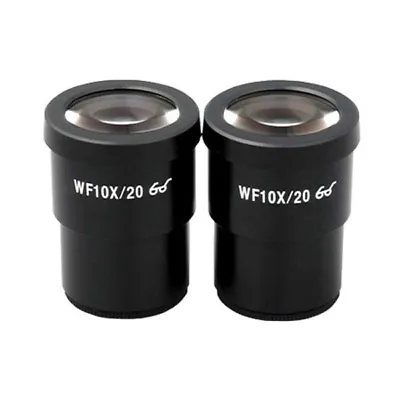 AmScope G-EP10X30 Two 10X Super Widefield Microscope Eyepieces (Dia 30mm) • $51.99