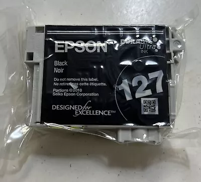 New Sealed Epson 127 XL Black Printer Ink Cartridge High Capacity • $14