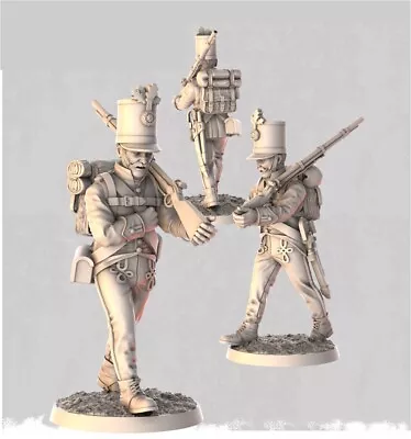 Napoleonic Austrian Infantry Grenzer - 3D Printed Figures • £4.50