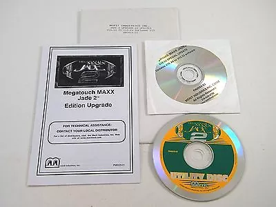 Merit Megatouch Maxx Jade 2 Utility Disc Upgrade Dvd's Software No Security Key • $34.30