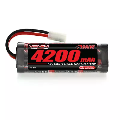 RC Car Battery 7.2v 4200mah NiMH Rechargeable Battery Pack With Tamiya Connector • £22.99