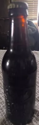 Vintage Amber Embossed 12oz  A&W  Root Beer Bottle • $12.99