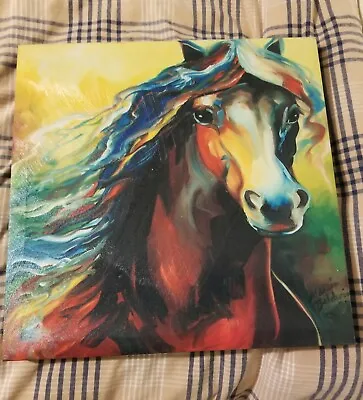 Horse Painting Signed By Artist Marcia Baldwin ~ Free Shipping • $1000