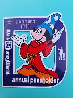 Disney Passholder Magnet Mickey Sorcerer • $6