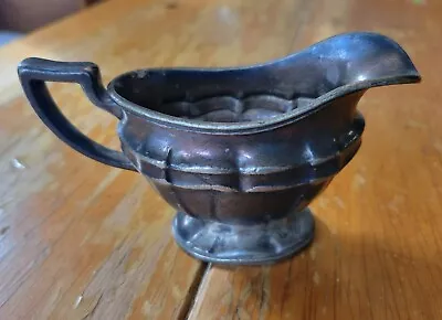 Antique Hotel McAlpin New York City NYC Silver Soldered Creamer With Stamp  • $14.99