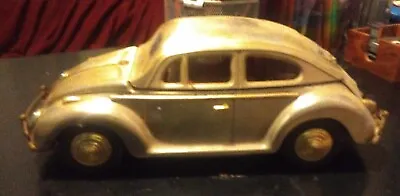 Vintage Metal Volkswagen Beetle Music Box Decanter With Glasses Made In Japan • $158.21