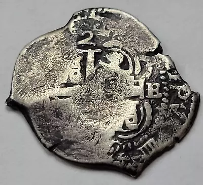 1655 Cob 2 Reales Potosi Bolivia Phillip IV Last Year Of Reign Assayer E *D225 • $115