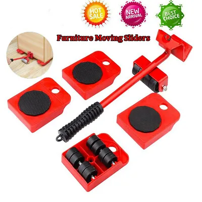 $17.59 • Buy Heavy Furniture Roller Set Shifter Lifter Wheels Mover Easy Moving Slider Tool