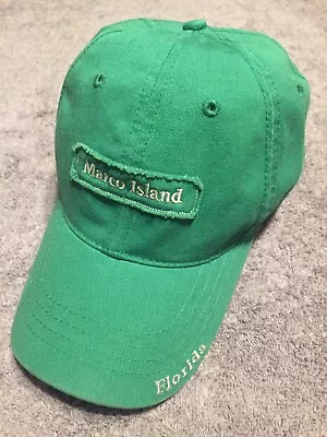 Ball Cap Marco Island Florida Unisex One Size Adjustable Green  • $12