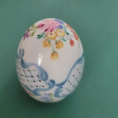 VINTAGE EXQUISITE Egg Ceramic Hand Made Signed Egg Wilma Mauhardt Faberge • $39.99