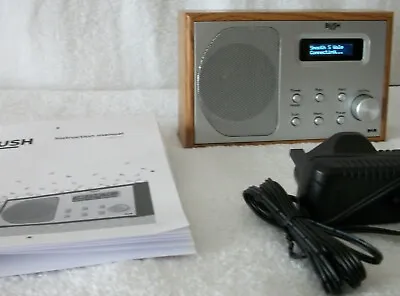 £27.99 • Buy BUSH MINI WOODEN DAB RADIO   Model: BD-1207S