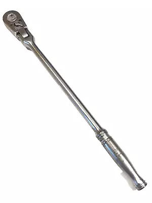 Snap On Tools S711A USA 1/2” Drive Long Handle Chrome Flex Head Ratchet 17” Long • $117.95