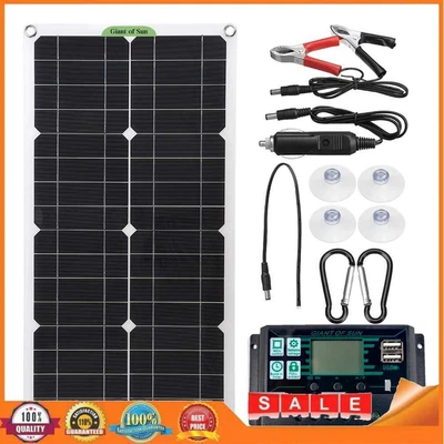 £25.21 • Buy Solar Panel 12V 250W High Efficient Solar Panel Kit Waterproof And Stainless Sola