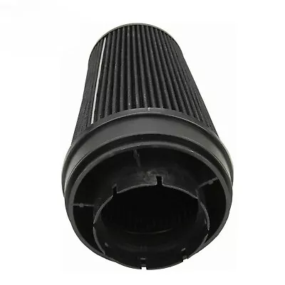 4'' 102mm Long High Flow Inlet Cone Dry Filter Cold Air Intake Replacement Black • $27.88