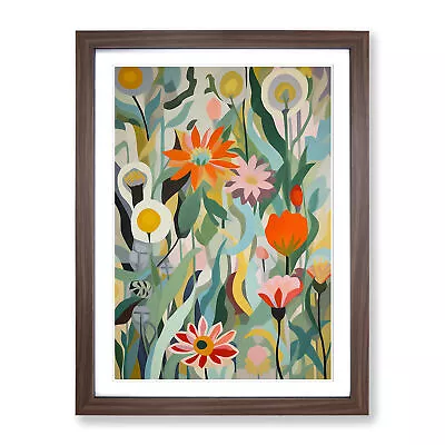 Flowers Retro Vol.4 Wall Art Print Framed Canvas Picture Poster Decor • £29.95