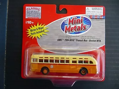 Classic Metal Works Boston MTA GMC Transit Bus HO Scale South Station #32304 • $25