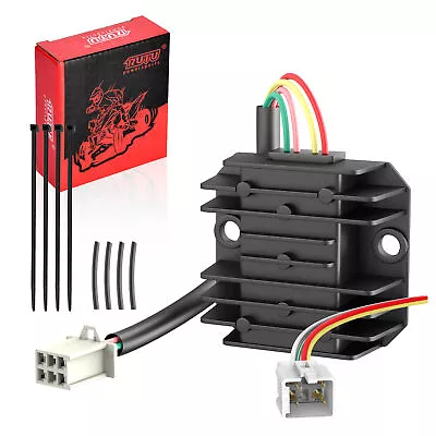 RUTU 12V 4 Wire Voltage Regulator Rectifier For GY6 50cc 150cc Scooter ATV  • $14.43