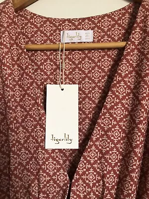 $78.50 • Buy TIGERLILY Samara Mia Red Ditsy Print Mini Dress - Size 8 - BNWT