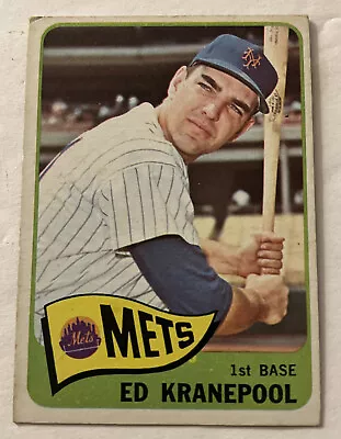 1965 Topps #144 Ed Kranepool New York Mets • $3.79