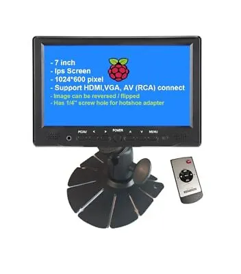 7 Inch Mini Monitor Small HDMI Monitor Portable HD 1080P VGA Monitor LCD Scre... • $81.93