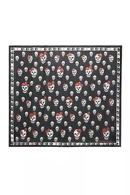 Alexander Mcqueen Mushrooms Skull Scarf • $160