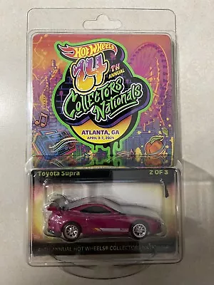 2024 Hot Wheels 24th Nationals Atlanta Convention Toyota Supra #3437 Get Fast • $115