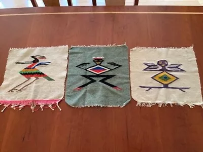 Vintage Handwoven  Mexican/Ecuadorian Wall Hangings/Table Toppers • $19