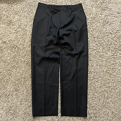 Hugo Boss James Brown US Virgin Wool Pleated Trousers Pants 34x31 • $35