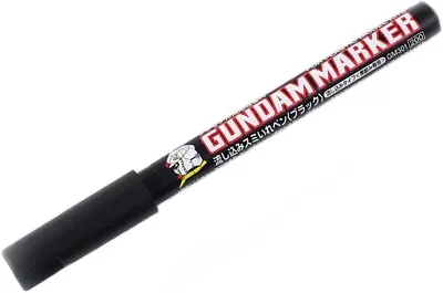 Mr. Hobby Gundam Marker GM301 Black - Pour Type Panel Lining Pen Gunpla Gundam • $11.99