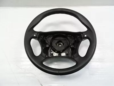 05 Mercedes W220 S55 Steering Wheel Amg Sport W / Paddle Shifters Black • $116.99