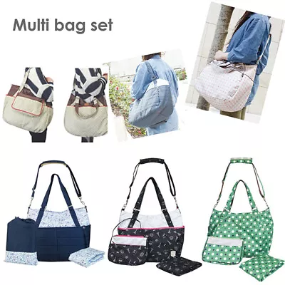 3Pcs Mummy Handbag Set Travel Maternity Baby Nappy Diaper Changing Shoulder Bag • $45.99