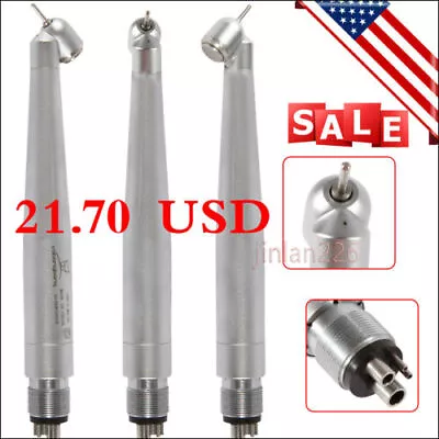 Yabangbang Dental 45Degree Surgical High Speed Handpiece Push Button 4Hole WCA4 • $15.99