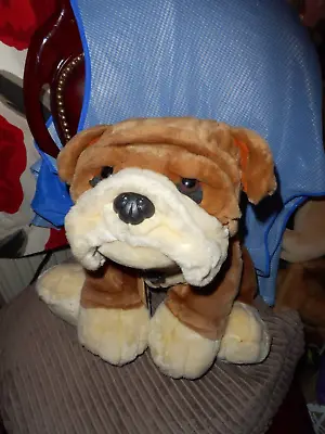 Keel Toys Buster British Bulldog Soft Plush Toy Dogfree Pp. • £13.99