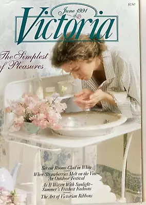 June 1991 VICTORIA Magazine Volume 5 No.6 Good Condition • $13