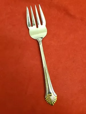 Golden Seafare Stainless Steel Cold Meat Serving Fork  By Reed & Barton 13273 • $7.99