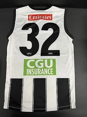AFL COLLINGWOOD MAGPIES OFFICIAL NIKE PLAYER ISSUE JUMPER GUERNSEY - Daicos MCG • $395