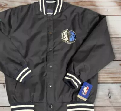 JH Design Jacket NBA Dallas Mavericks Chime Navy Full-Snap Youth  XL NWT J13 • $21