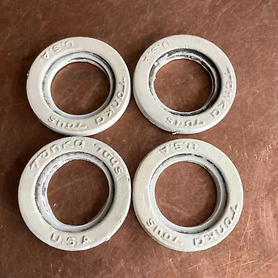 Vintage Tonka 1960’s White Wall Tires Inserts Set Of Four • $12.99