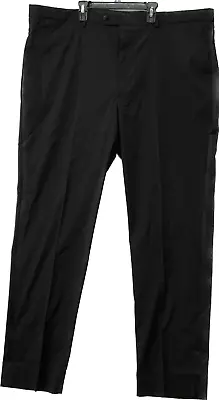 Nautica Tuxedo Dress Pants Mens Size 46X34 Black Pleated • $28.99