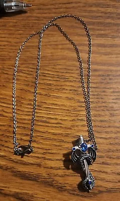 Blue Dragon Dagger Necklace Chain • $5