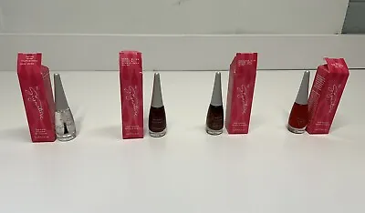 Lot Of 4 MK Mary Kay Signature Nail Enamel Top Coat Red Hot Chocolate Kiss Berry • $24.99