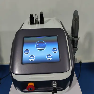 Laser Beauty Machine For Tattoo Removal Portable Pico Laser 755 1320 1064 532nm • £899