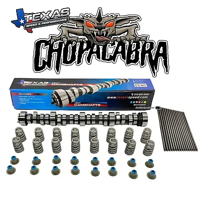 TSP Texas Speed Chopacabra LS Truck Cam Kit +Springs Seals Pushrods 4.8 5.3 6.0L • $489.95